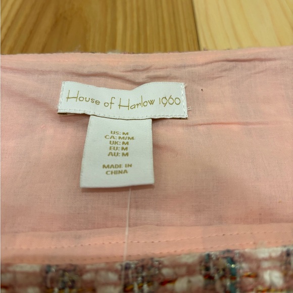 House of Harlow 1960 Pixie Dust Tweed Mini Skirt Set - Picture 7 of 8